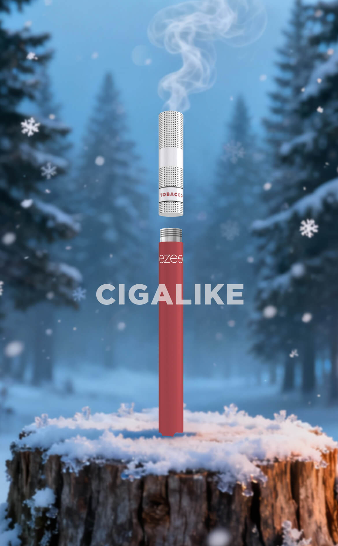 ezee e-cigarette starter set kit vape cigalike disposable cartridges filters no nicotine