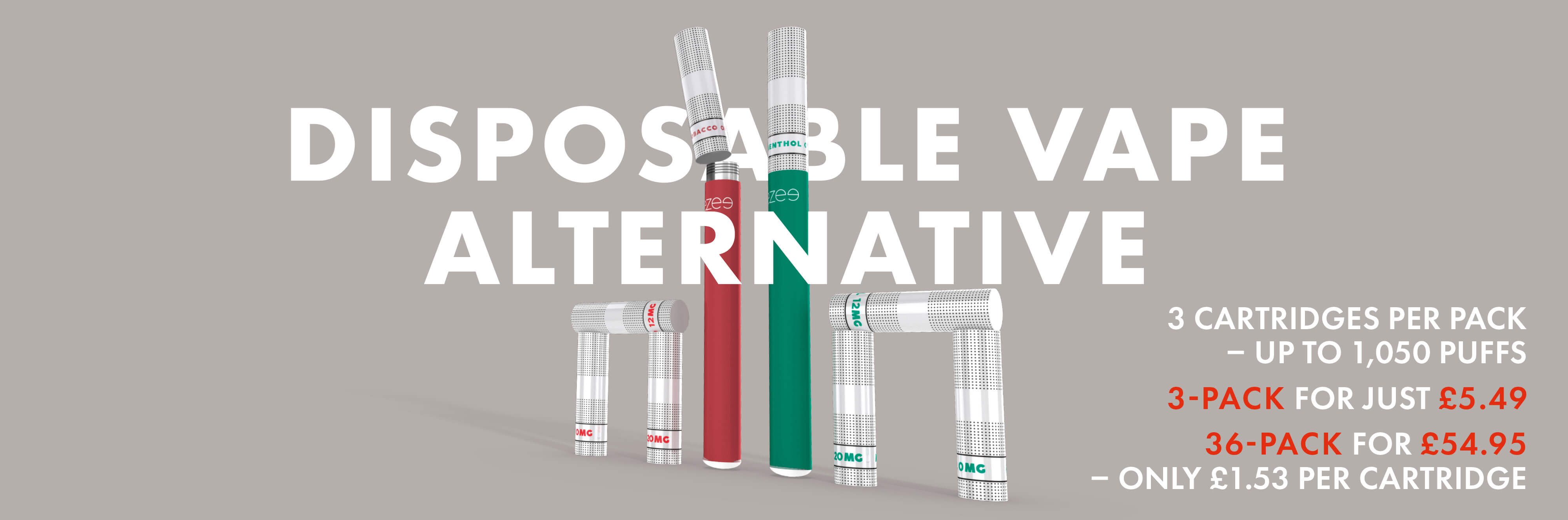 ezee e-cigarette starter set kit vape cigalike disposable cartridges filters no nicotine