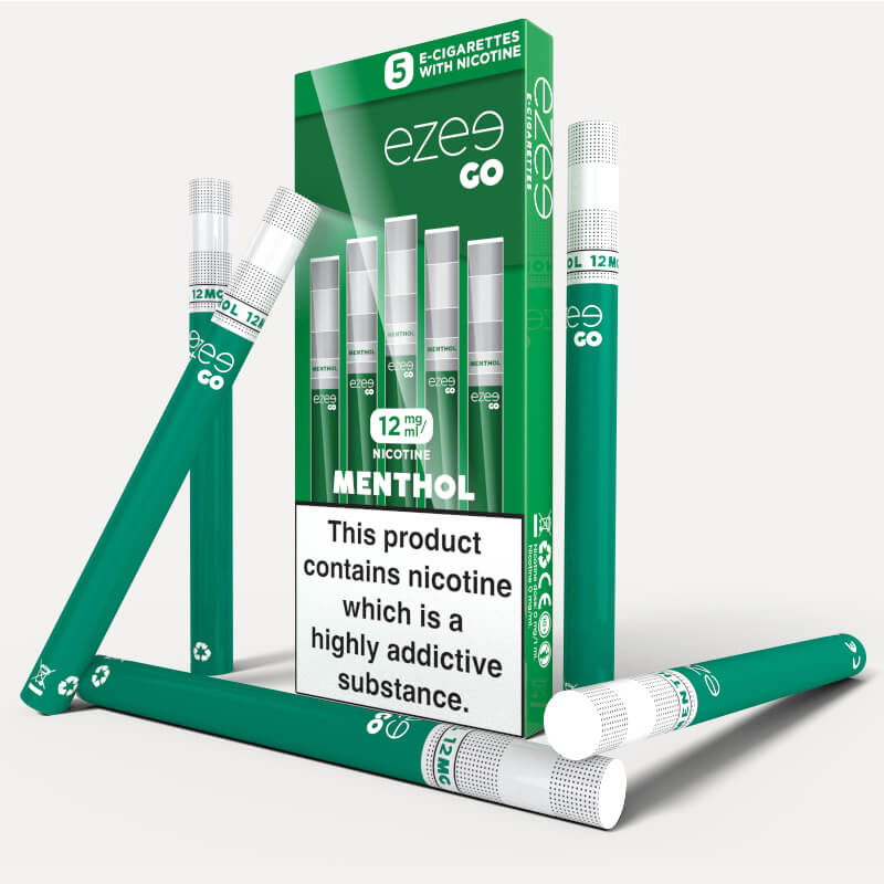 Ezee Go Disposable Vape Menthol 12mg/ml Nicotine 5 pcs.