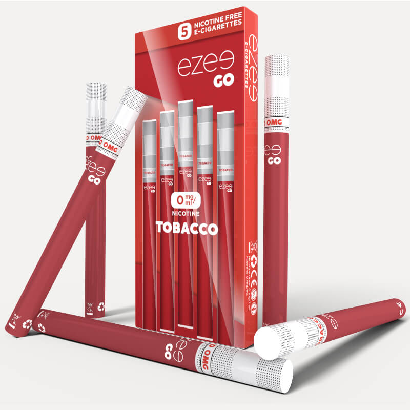 Ezee Go Disposable Vape Tobacco Nicotine free 5 pcs.