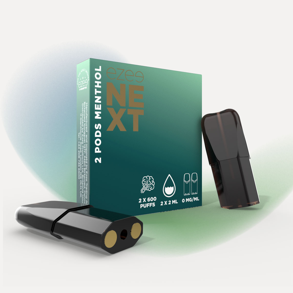 Ezee Menthol Refills Nicotine Free (2-Pack)