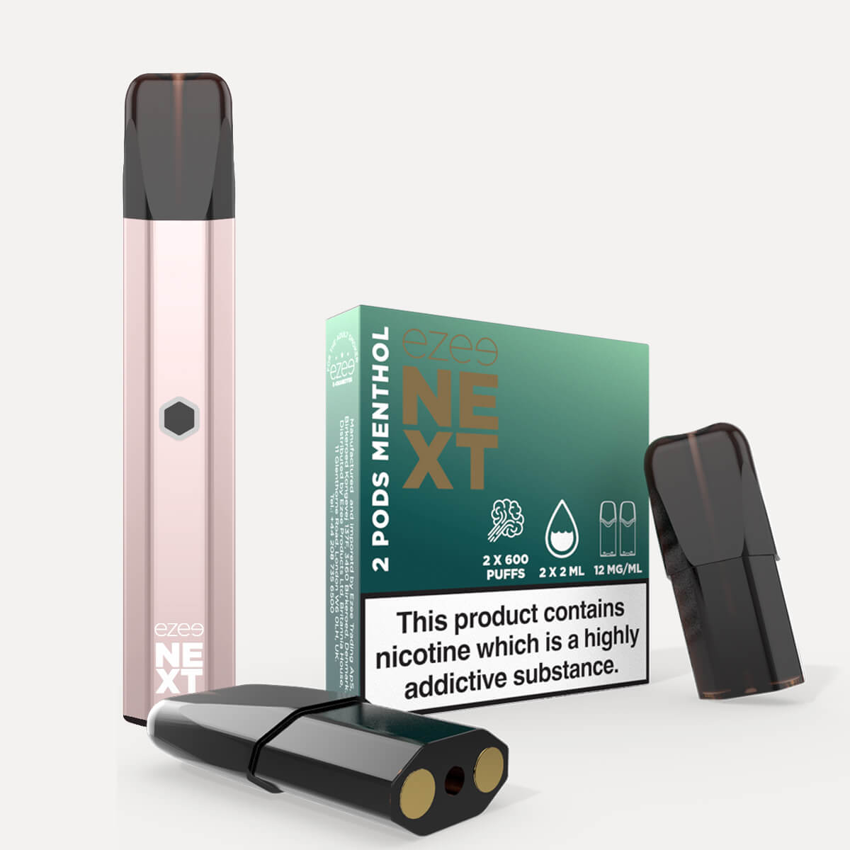 Ezee Next Puff Bar Kit Beige - Menthol 12mg