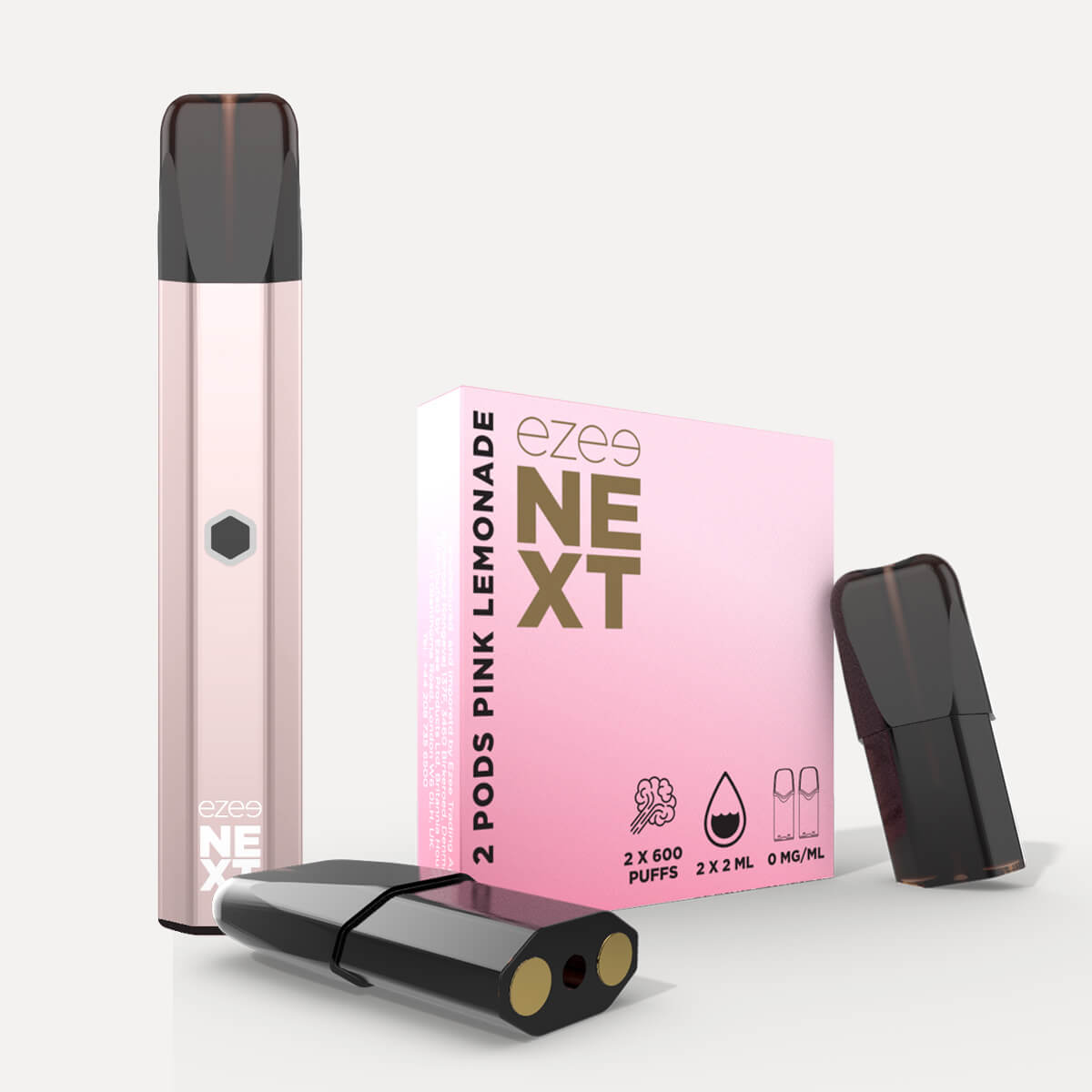 Ezee Next Pod Kit Beige - Pink Lemonade Nicotine Free