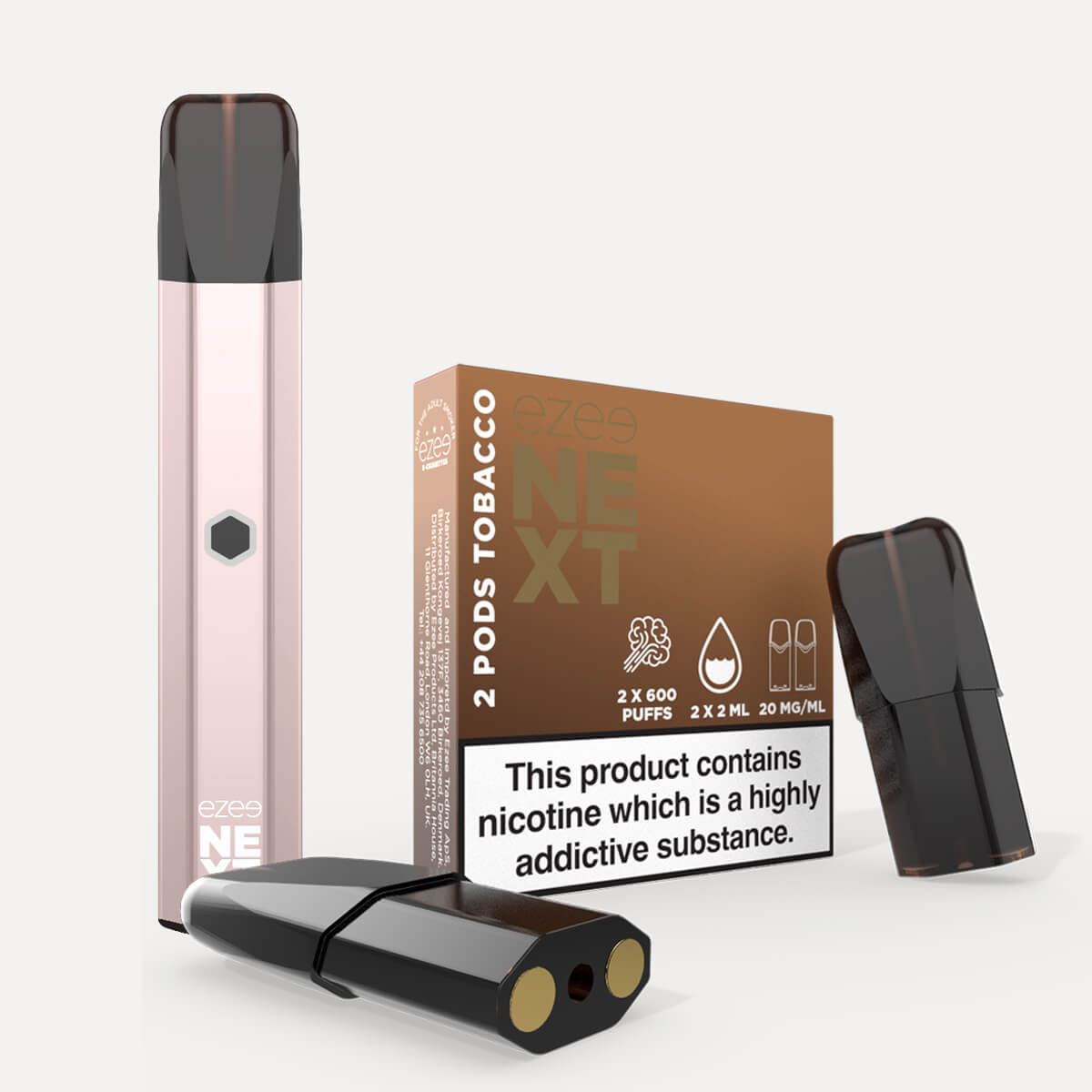 Ezee Next Puff Bar Kit Beige - Tobacco 20mg