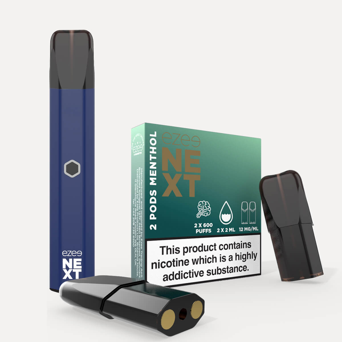 Ezee Next Pod Starter Kit Blue - Menthol 12mg