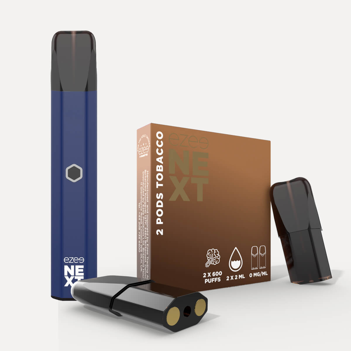 Ezee Next Pod Kit Blue - Tobacco Nicotine Free