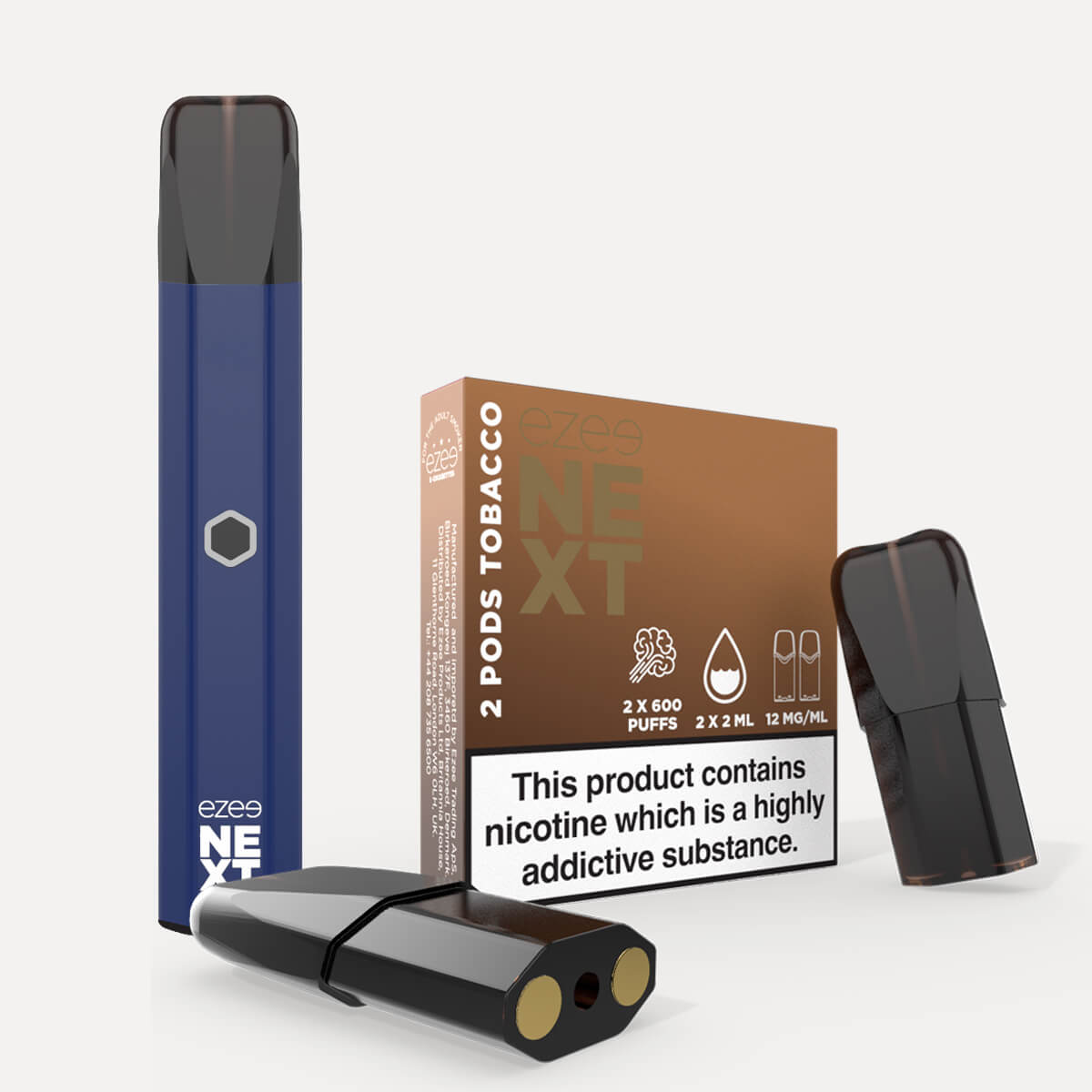 Ezee Next Puff Bar Kit Blue - Tobacco 12mg