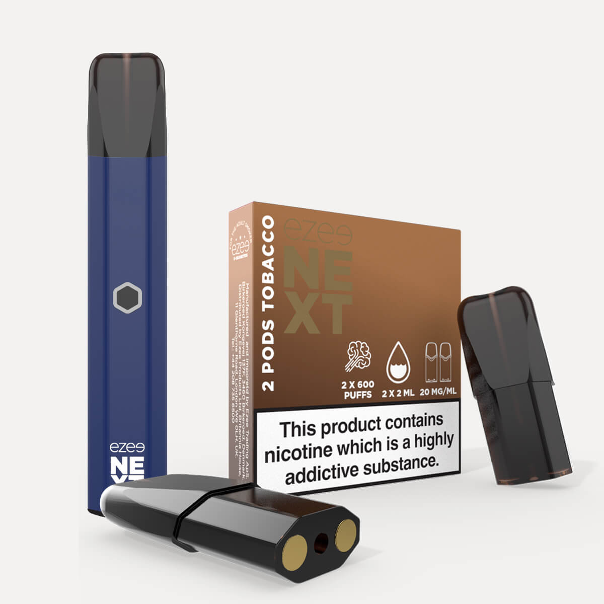 Ezee Next Puff Bar Kit Blue - Tobacco 20mg