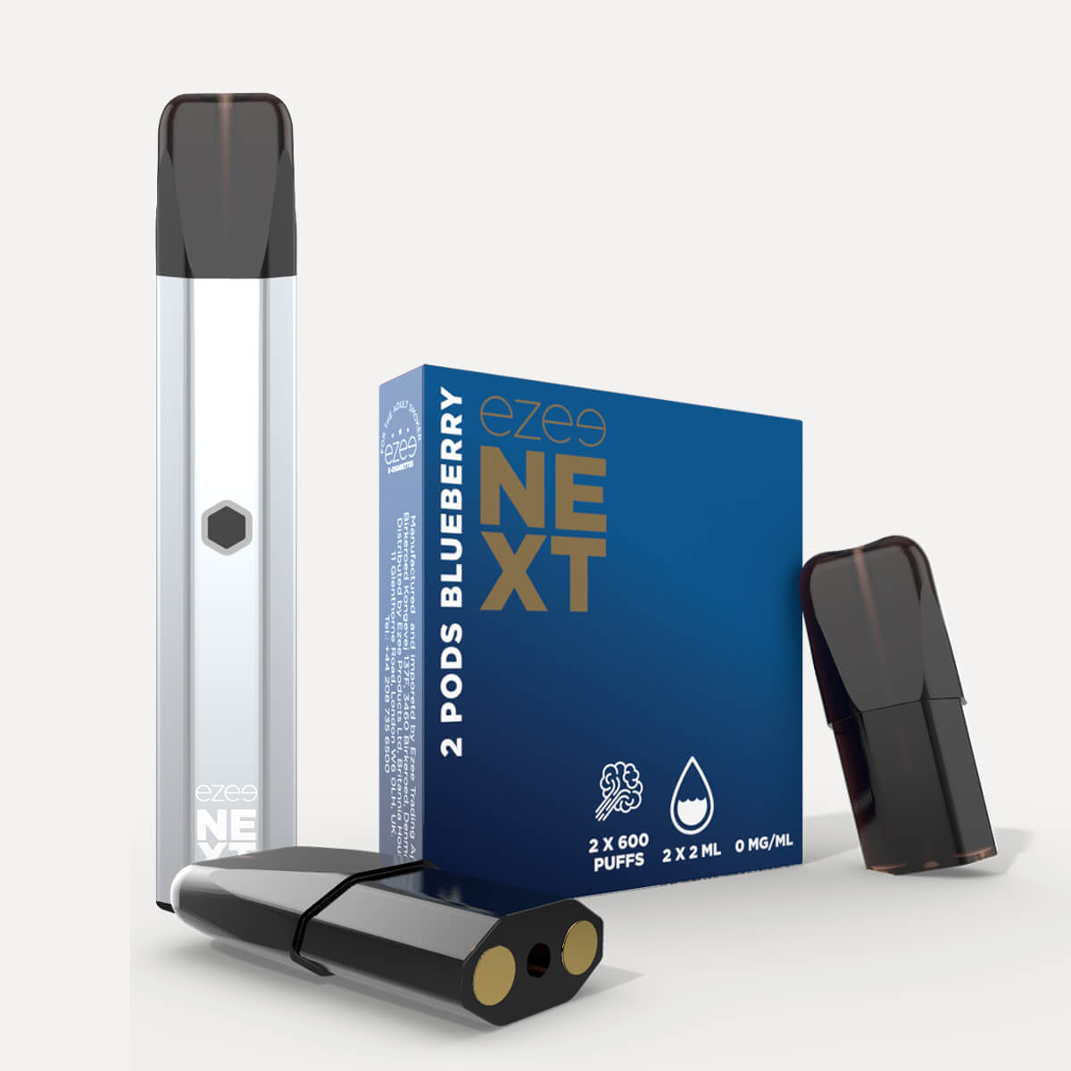 Ezee Next Pod Starter Kit Silver - Blueberry 0mg