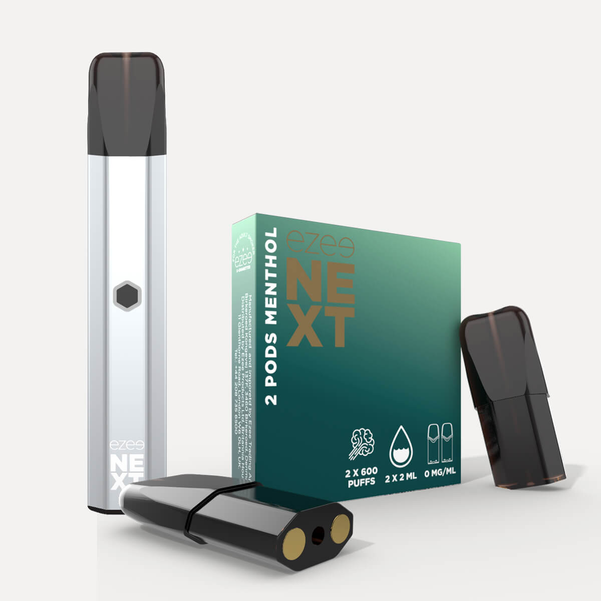 Ezee Next Pod Starter Kit Silver - Menthol 0mg