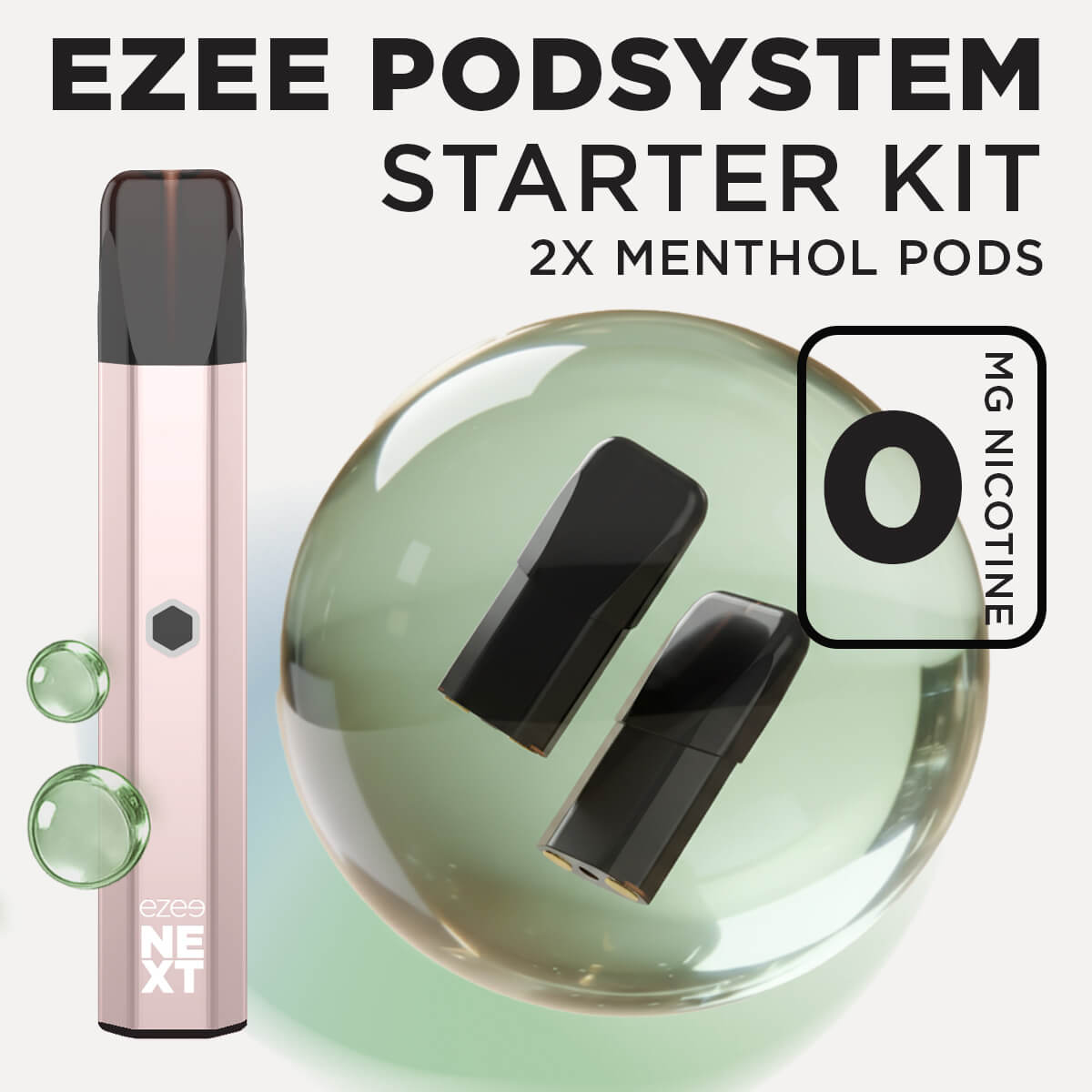 Ezee Next Pod Starter Kit Beige - Menthol 0mg