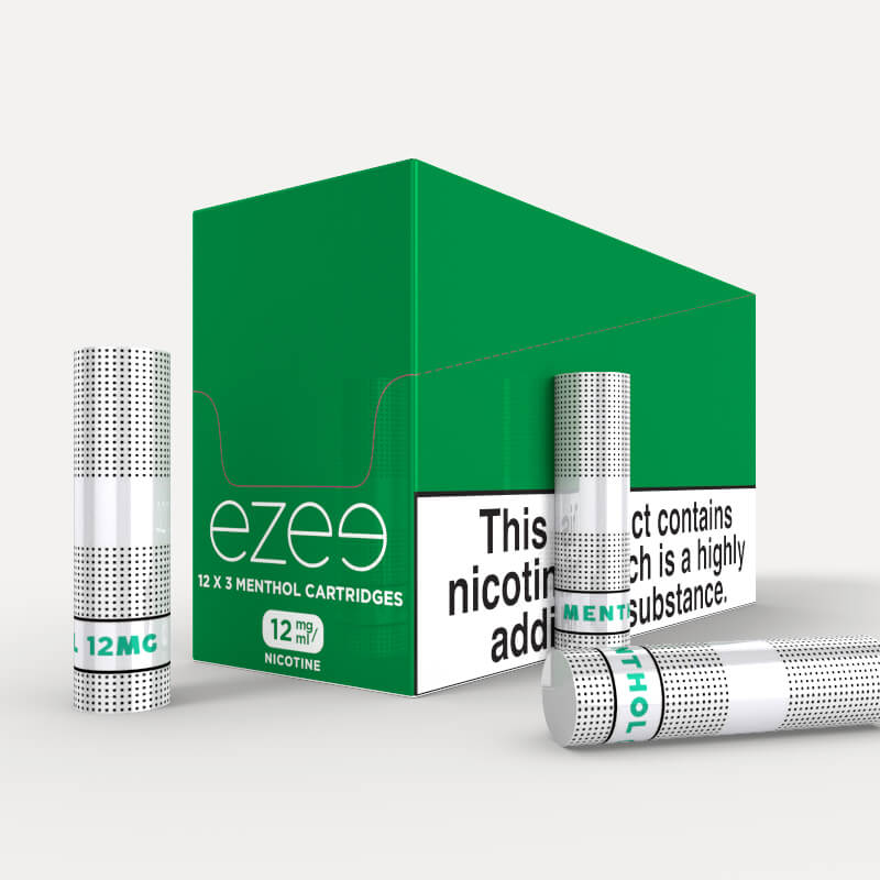 Ezee Cigalike Cartridges Menthol 12mg/ml Nicotine 36 pcs.
