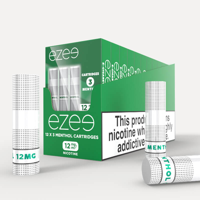 Ezee Cigalike Cartridges Menthol 12mg/ml Nicotine 36 pcs.