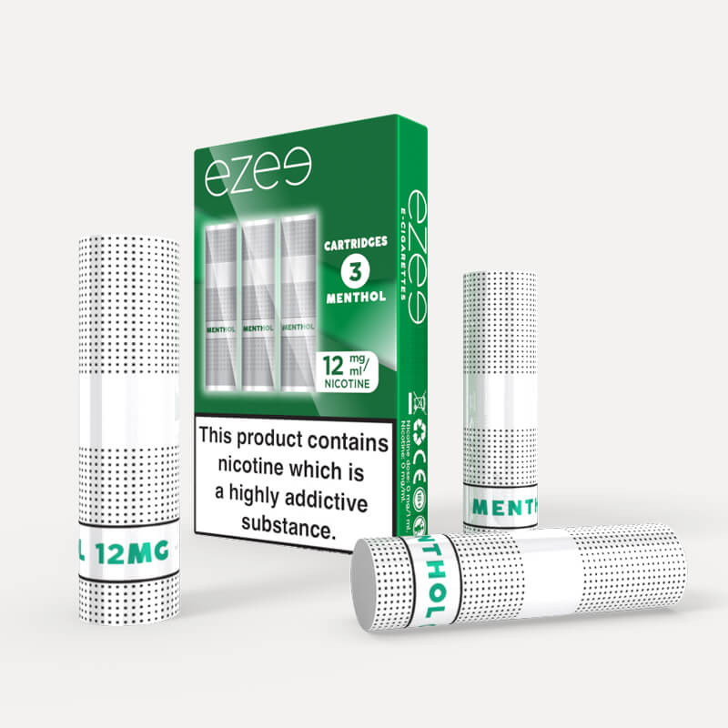 Ezee Cigalike Cartridges Menthol 12mg/ml Nicotine 3 pcs.