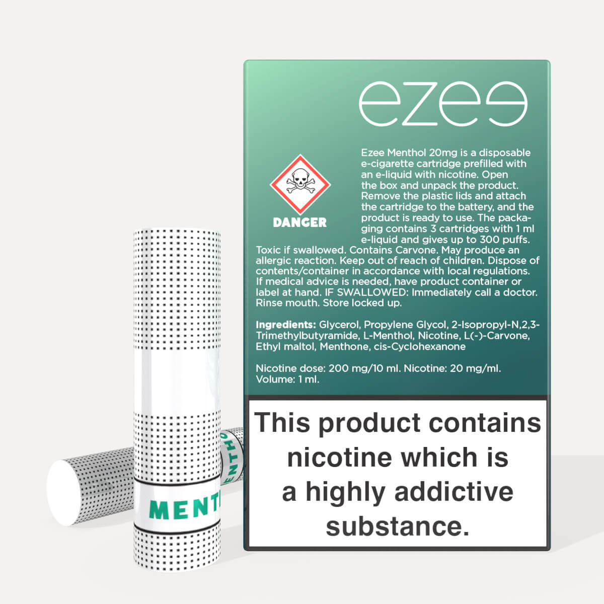 Menthol Cigalike Refills 20mg/ml 36 pcs.