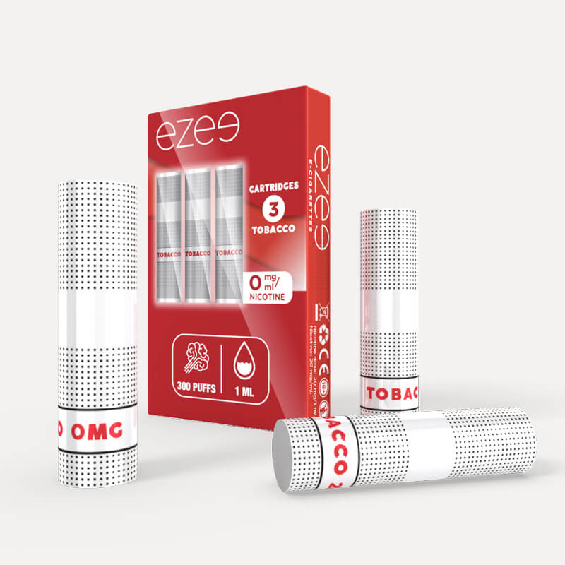 Ezee Cigalike Cartridges Tobacco Nicotine free 3 pcs.