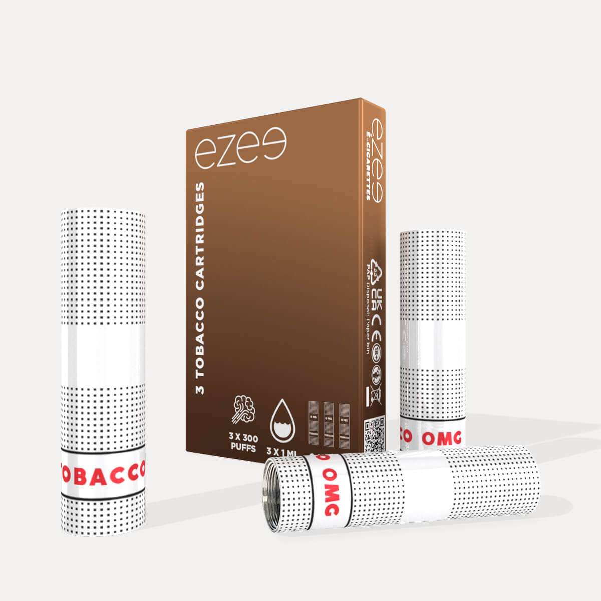 Ezee Cigalike Starter Kit Red - Tobacco 0mg