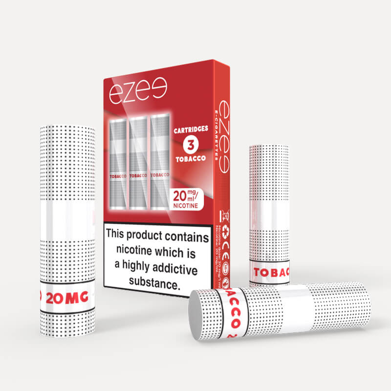 Ezee Cigalike Cartridges Tobacco 20mg/ml Nicotine 3 pcs.