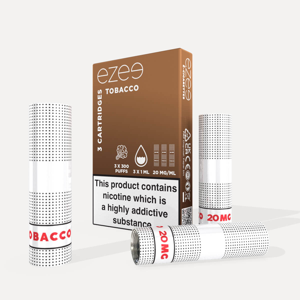 Ezee Cigalike Starter Kit White - Tobacco 20mg