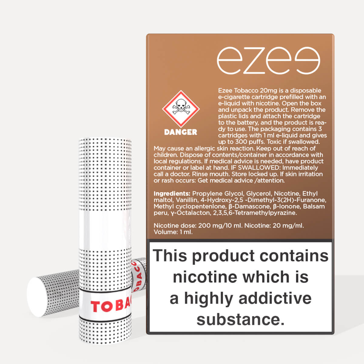 Tobacco Cigalike Refills 20mg/ml 36 pcs.