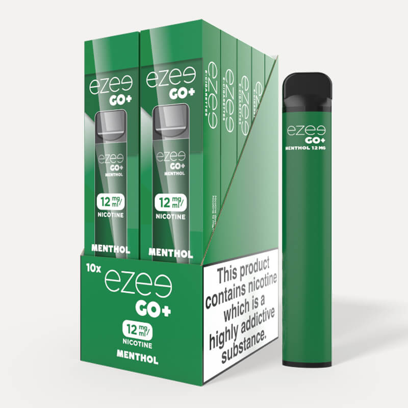 Ezee Go+ Disposable Vape Menthol 12mg/ml Nicotine 10 pcs.