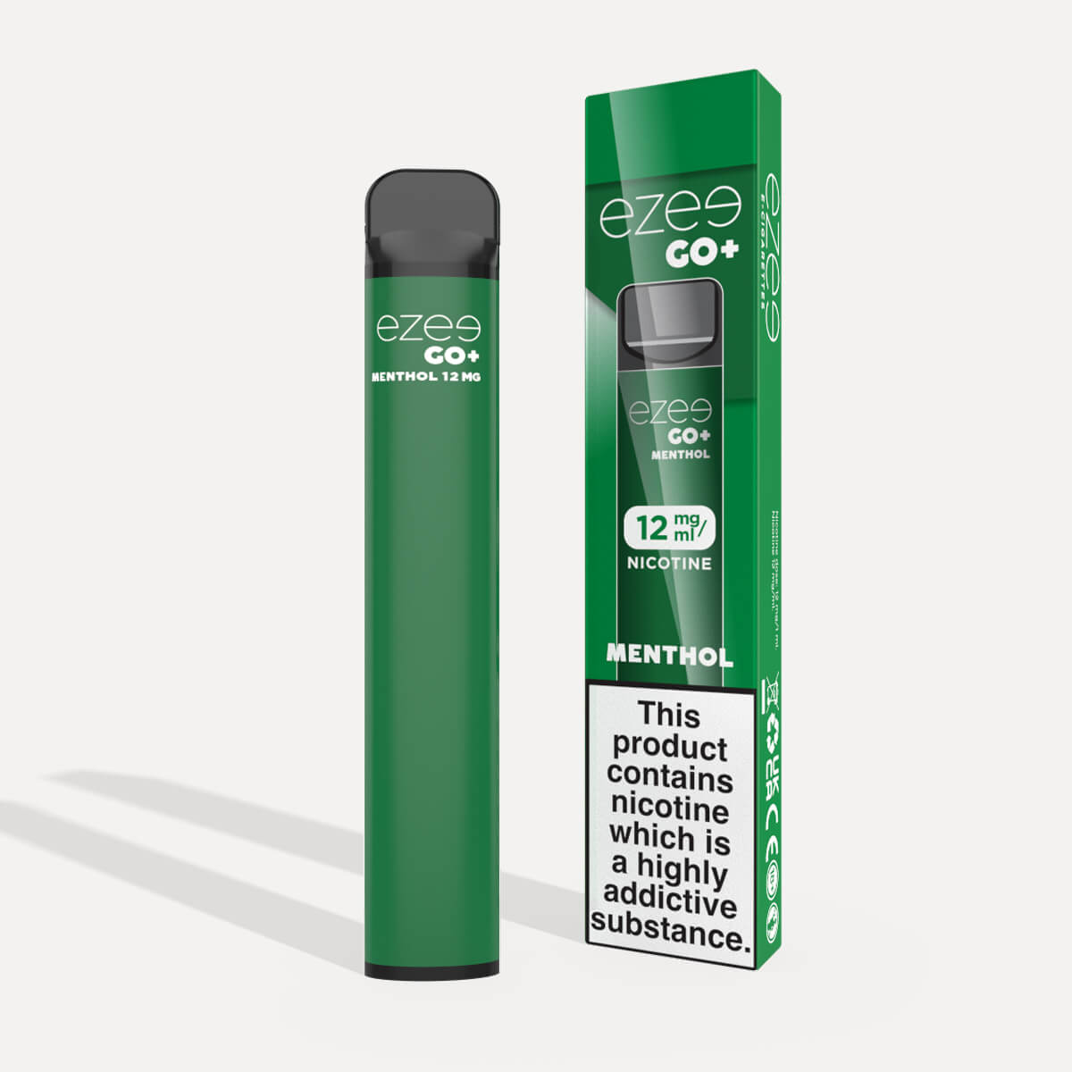 Ezee Go+ Disposable Vape Menthol 12mg/ml Nicotine 1 pc.