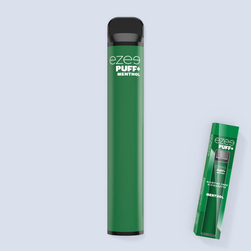 disposable vape pen menthol e-cigarette nicotine free ezee puff+