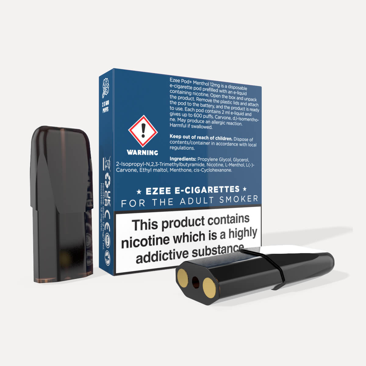 Ezee Pods Menthol 12mg/ml Nicotine 2 pcs.