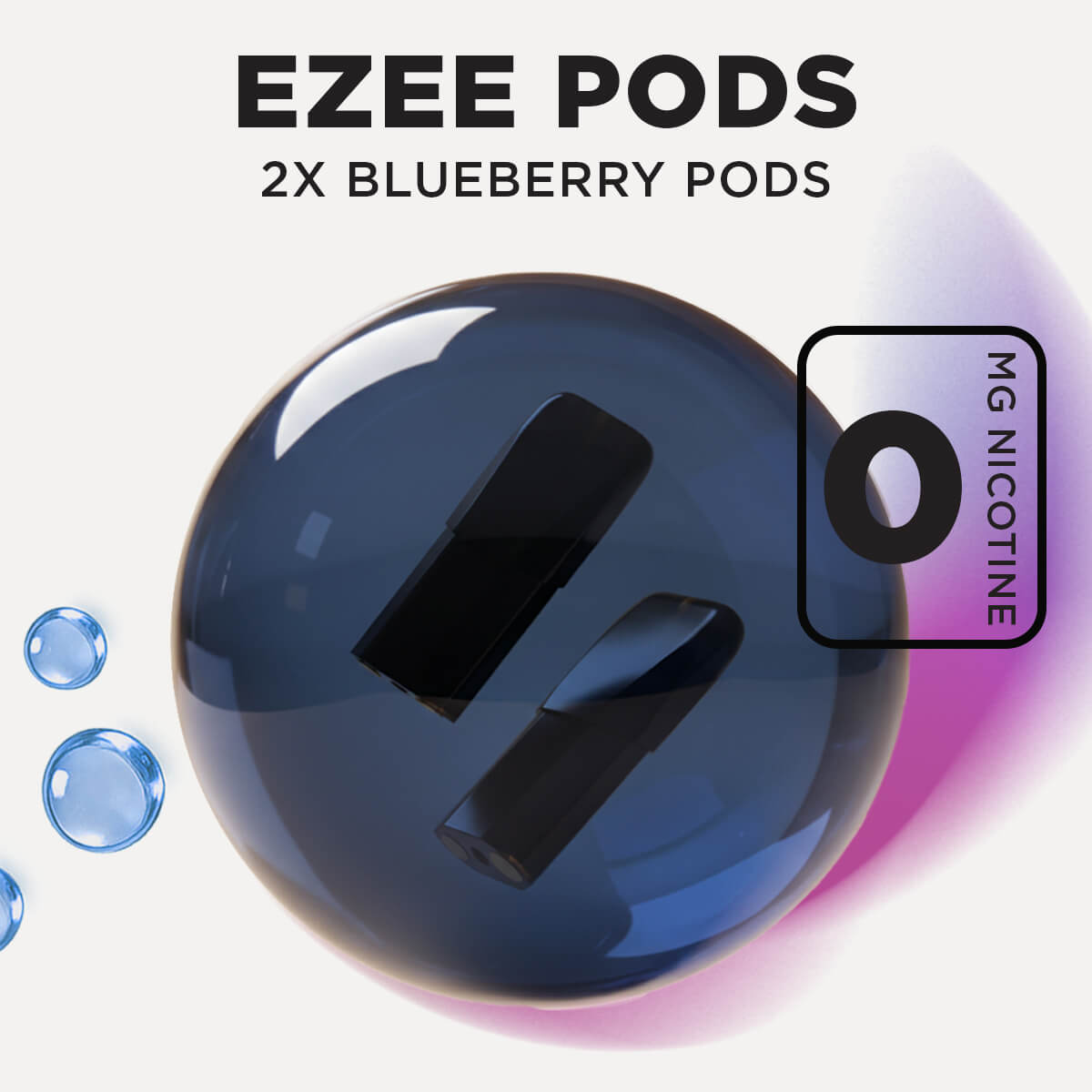 Ezee Next Disposable Pods Blueberry Nicotine Free (2-Pack)