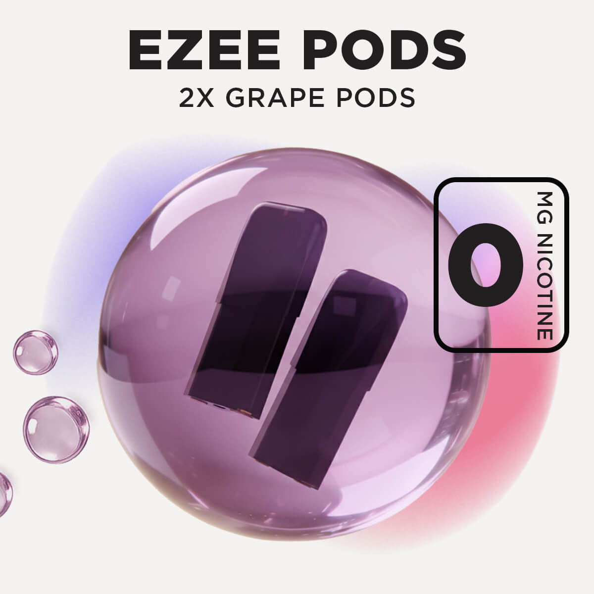 Ezee Next Disposable Pods Grape Ice Nicotine Free (2-Pack)