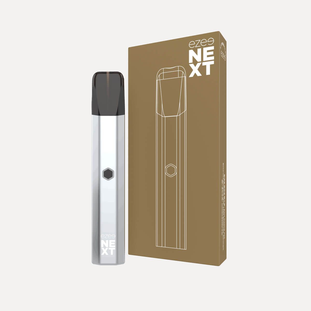 Ezee Next Vape Pod Kit - Silver Device Only