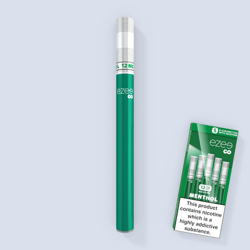 ezee go disposable e-cigarette menthol flavor 12mg nicotine