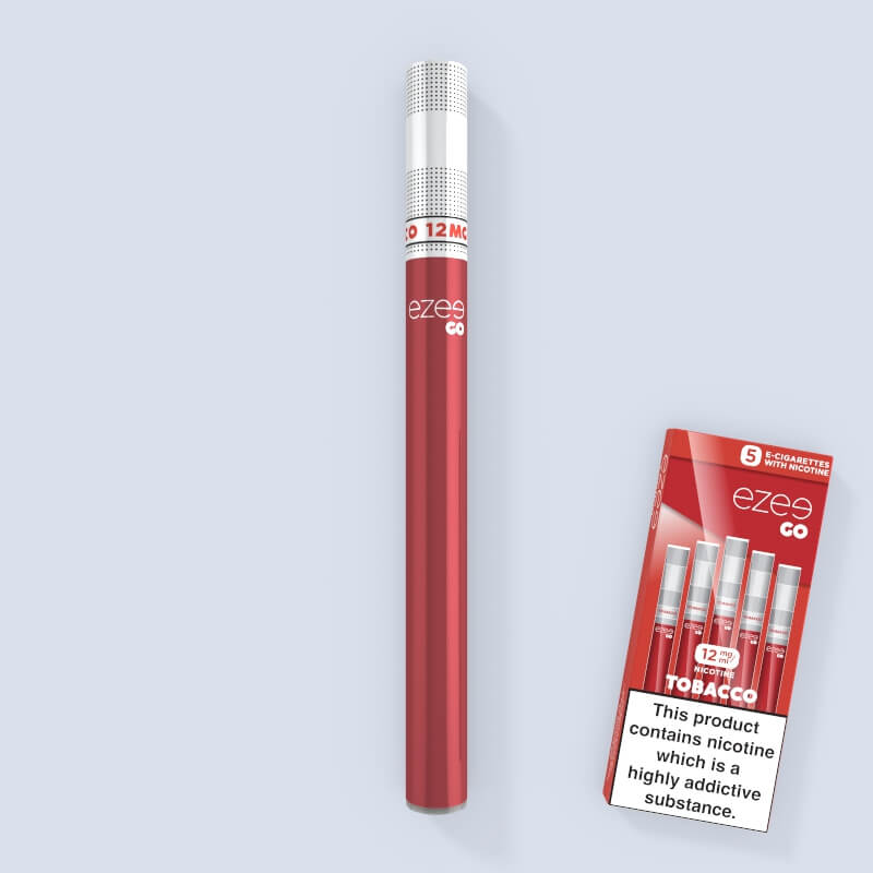 ezee go disposable e-cigarette tobacco flavor 12mg nicotine