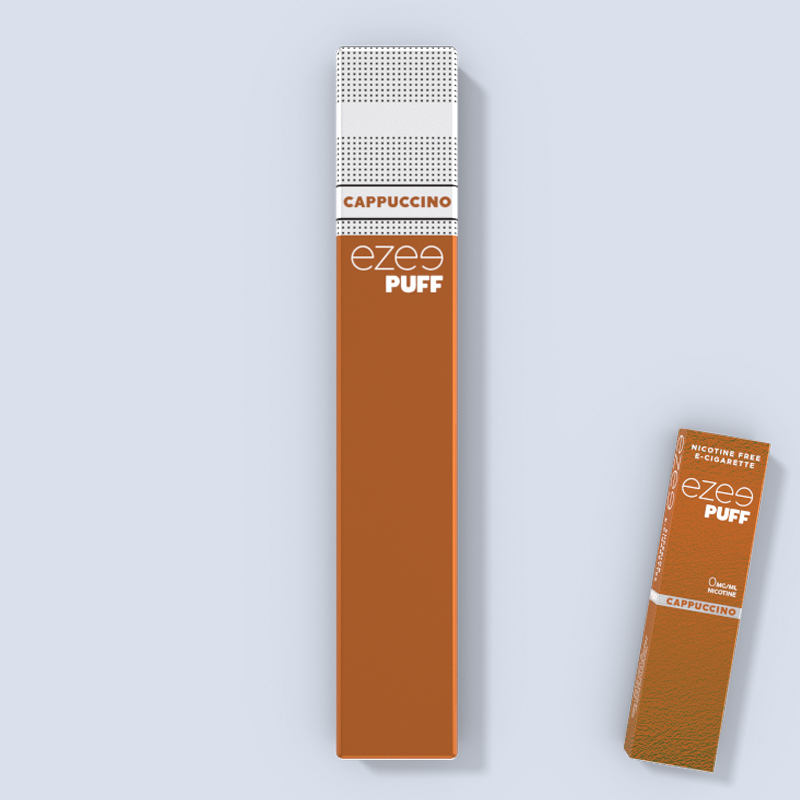 disposable e-cigarette ezee puff cappuccino 300 puffs nicotine free