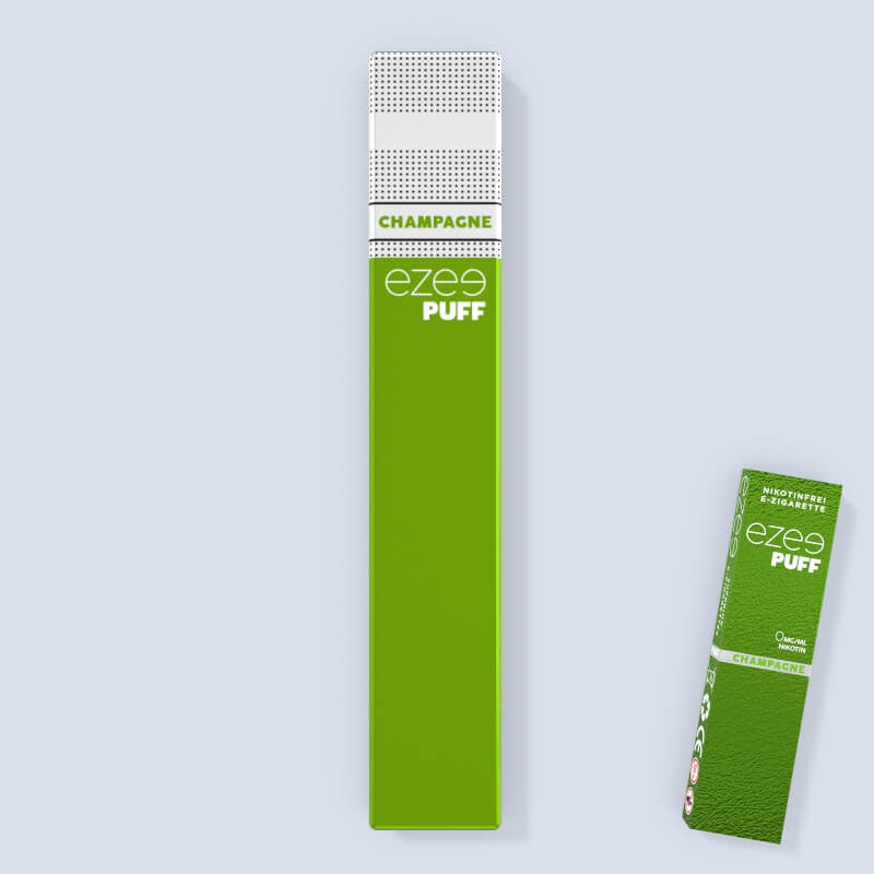 disposable e-cigarette ezee puff champagne 300 puffs nicotine free