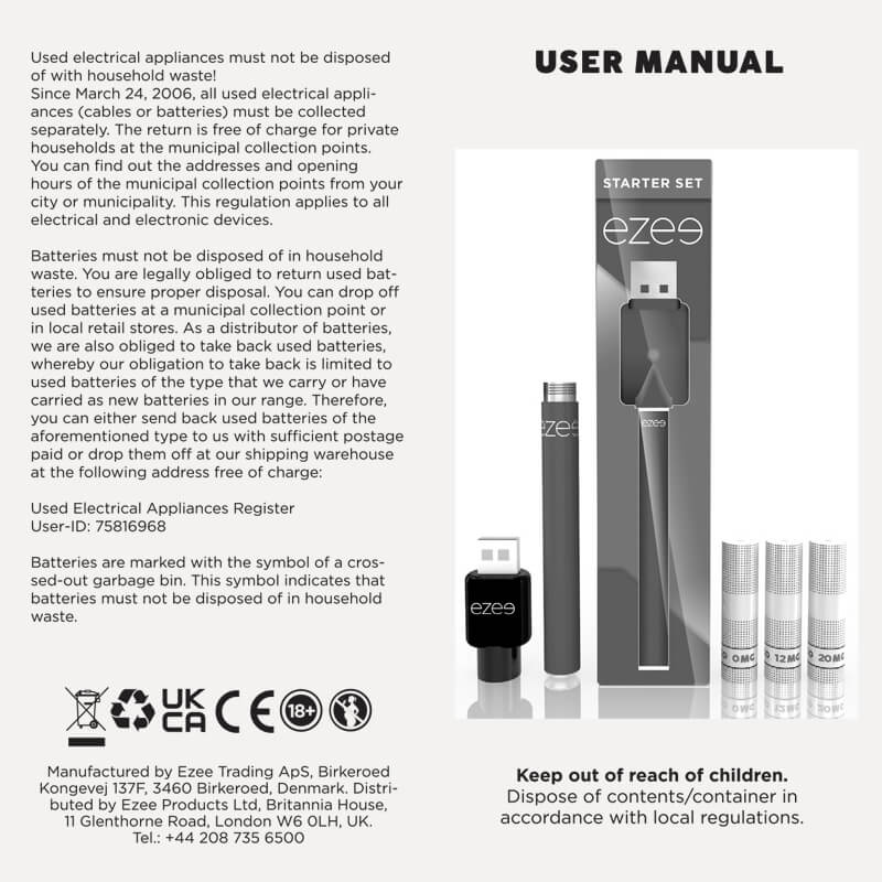 Ezee Kit Battery in Red