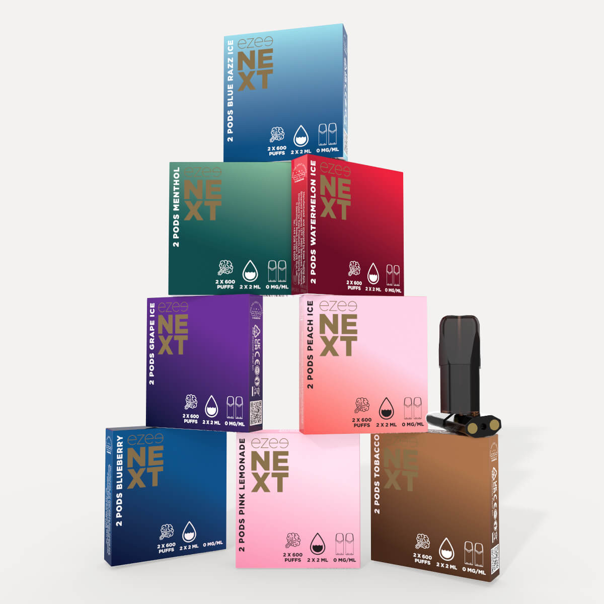 ezee Disposable Pods Tobacco pre-filled with nicotine vape system