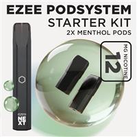 Ezee Next Pod Starter Kit Black - Menthol 12mg