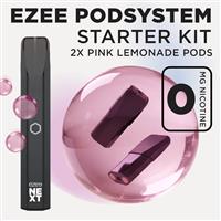 Ezee Next Pod Kit Black - Pink Lemonade Nicotine Free