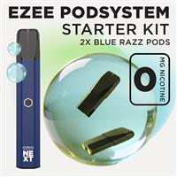Ezee Next Puff Bar Kit Blue - Blue Razz Ice 0mg