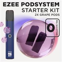 Ezee Next Puff Bar Kit Blue - Grape Ice 0mg