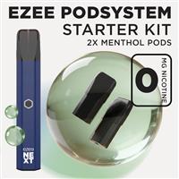 Ezee Next Pod Starter Kit Blue - Menthol 0mg