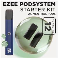 Ezee Next Puff Bar Kit Blue - Menthol 12mg