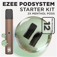 Ezee Next Pod Starter Kit Brown - Menthol 12mg
