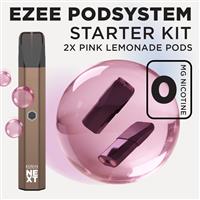 Ezee Next Pod Kit Brown - Pink Lemonade Nicotine Free