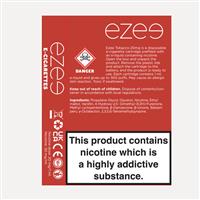 Ezee Cigalike Cartridges Tobacco 20mg/ml Nicotine 3 pcs.