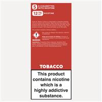Ezee Go Disposable Vape Tobacco 12mg/ml Nicotine 5 pcs.