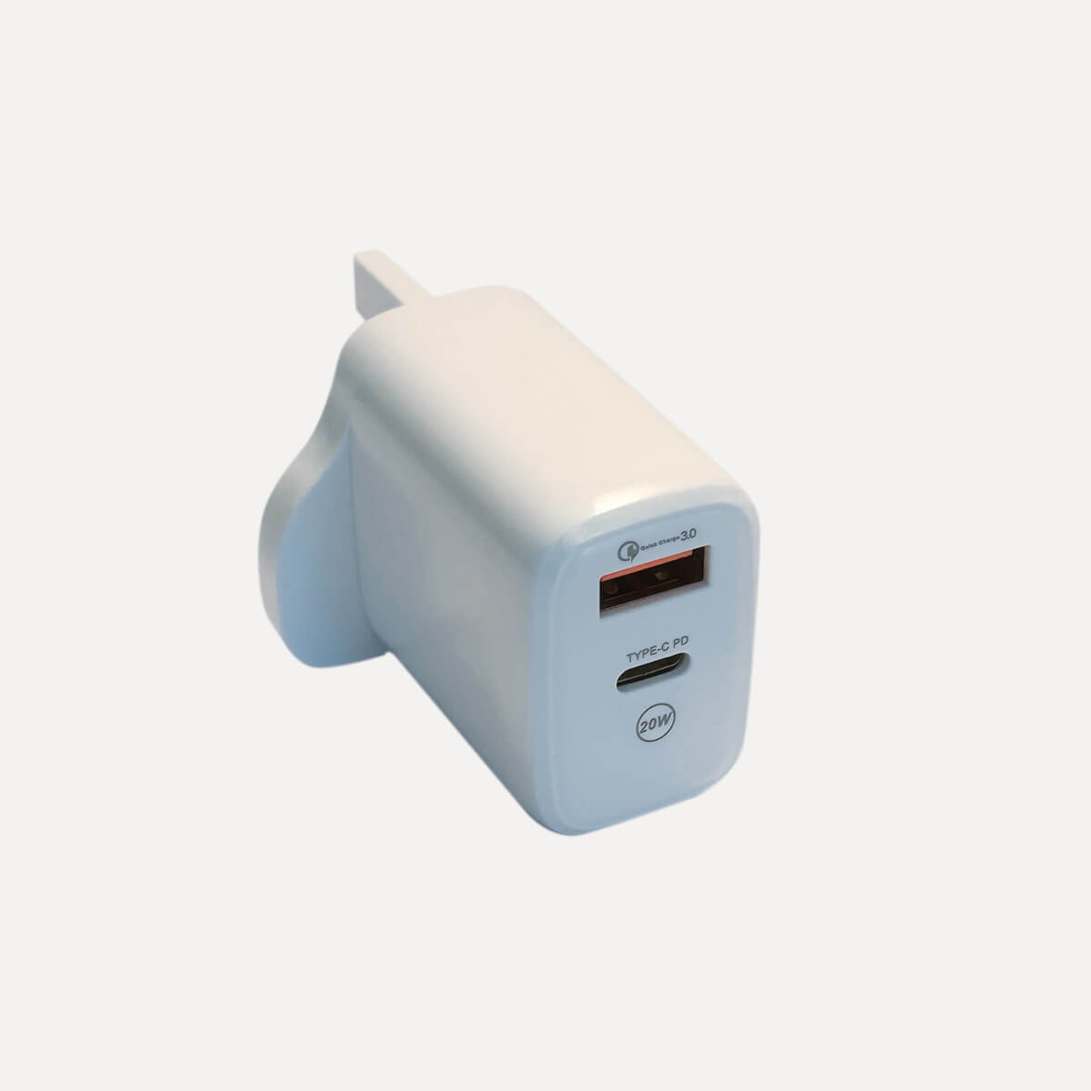 USB- C & USB-A Mains Charging Adapter