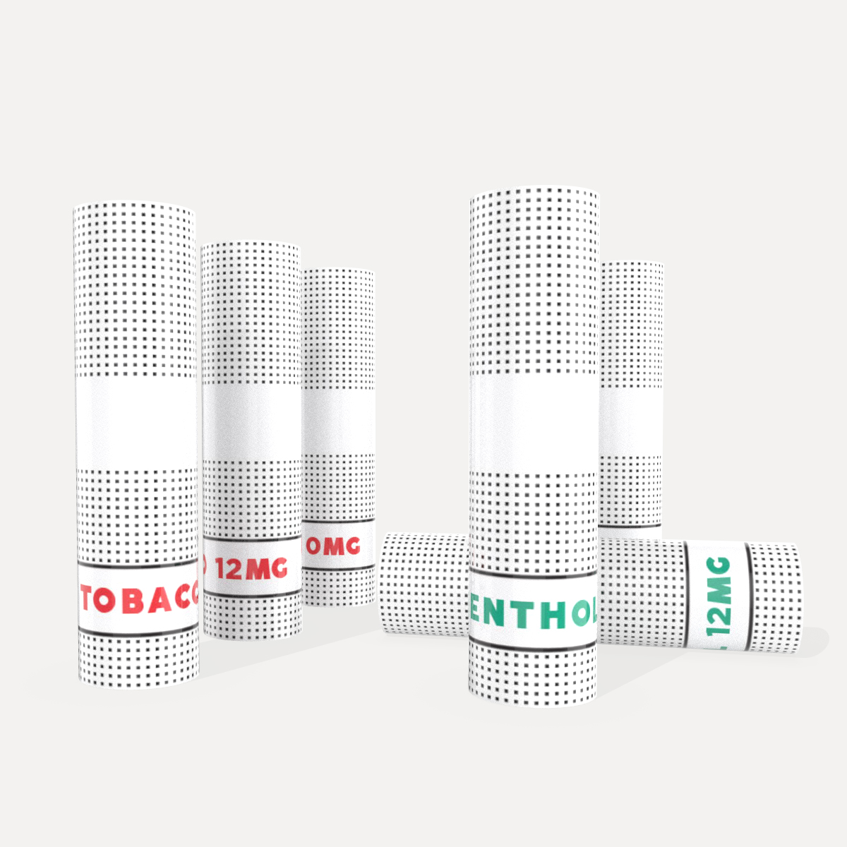 Cigalike Refills Tobacco and Menthol flavour