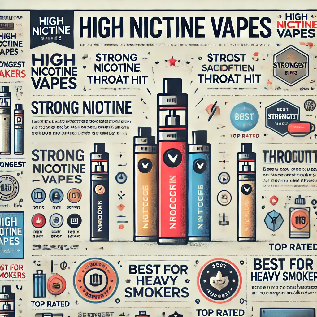 High Nicotine Vapes